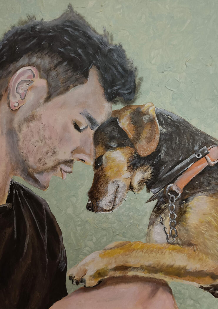 Man and Dog
